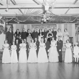 Attendees, Church of England Debutante Ball, Majestic Theatre, Pomona, 1954