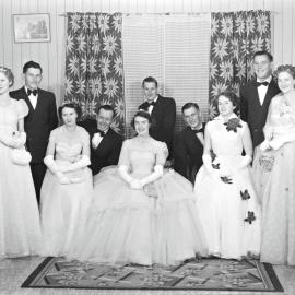 Participants, Noosa Show 'Popular Girl' Ball, Pomona Memorial School of Arts, 6 Reserve Street, Pomona, 5 August 1949