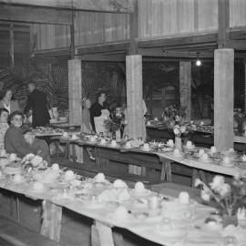 Banquet, opening of remodelled Pomona Memorial School of Arts, 6 Reserve Street, Pomona, 1947