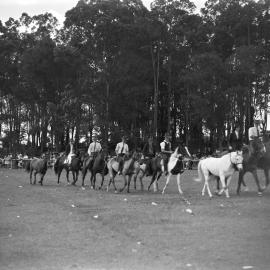 Equestrian Parade, Noosa Show, Pomona Showgrounds, Pomona, 1947
