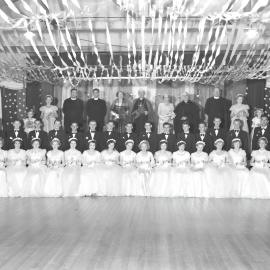 Attendees, Roman Catholic Debutante Ball, Majestic Theatre, Pomona, 1953