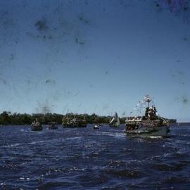 Festival of Waters flotilla, Noosa River 