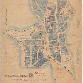Town of Cooroy, Parish of Tewantin, County of March, Cadastral Map, 1922