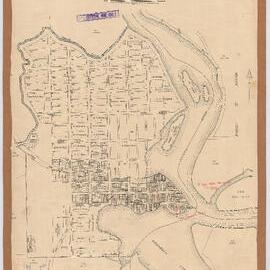 Town of Tewantin, Parish of Noosa, County of March, Cadastral Map, 1923