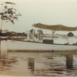 Boating party on board 'Como,' Noosa River, Munna Point, Noosaville