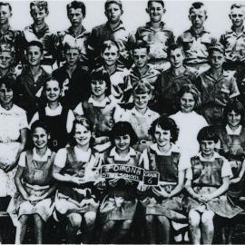 Class photo, Grade 6, Pomona State School, Pomona, 1964