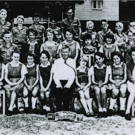 Class photo, Grade 7, Pomona State School, Pomona, 1967