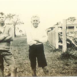 Cousins, Ben and Ken Nielson, Gympie Terrace, Noosaville, 1930