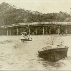 Boating parties, Weyba Creek, Noosaville, 1932