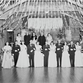 Attendees, Debutante Ball, Kin Kin School of Arts, Kin Kin, 1955