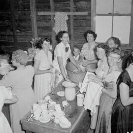 Time to clean up, Debutante Ball, Kin Kin School of Arts, Kin Kin, 1955