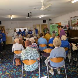 Guest speaker, Mayor Frank Wilkie, 'Celebrating Parkyn's Hut 25th Anniversary,' Tewantin, 13 June 2026