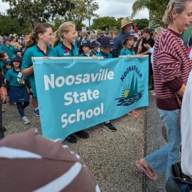 Noosaville State School representatives, ANZAC Day parade, Tewantin, 25 April 2026