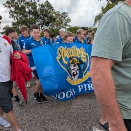 Noosa Pirates representatives, ANZAC Day parade, Tewantin, 25 April 2026