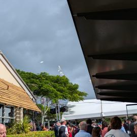 Doves of peace, ANZAC Day service, Tewantin, 25 April 2026