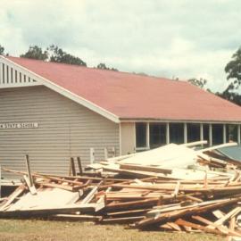 Demolition, Tewantin State School buildings, Tewantin, 6-7 November 1968