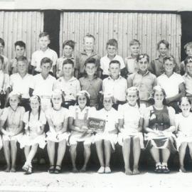Class photo, Grade 4, Cooroy State School, Cooroy, 1949
