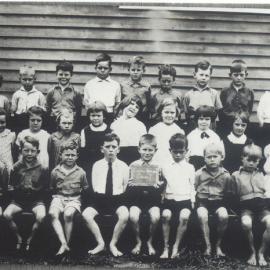 Class photo, Grade 1, Cooroy State School, Cooroy, 1938