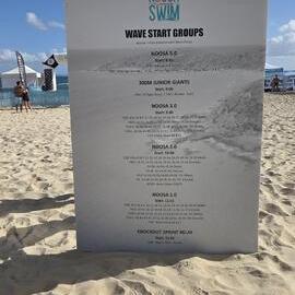 'Wave Start Groups,' Noosa Summer Swim Festival, Noosa Main Beach, Noosa Heads, 22 February 2026