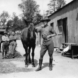 Photograph included in an album displayed during the Noosa's War Front exhibition at Noosaville Library, Noosaville, 20 November 2015