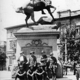 Photograph included in an album displayed during the Noosa's War Front exhibition at Noosaville Library, Noosaville, 20 November 2015