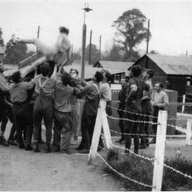 Photograph included in an album displayed during the Noosa's War Front exhibition at Noosaville Library, Noosaville, 20 November 2015