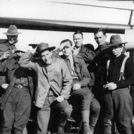 Photograph included in an album displayed during the Noosa's War Front exhibition at Noosaville Library, Noosaville, 20 November 2015