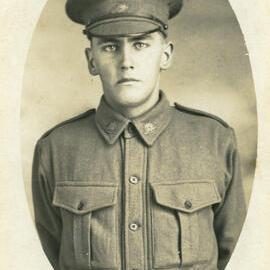 Military portrait, displayed during the Noosa's War Front exhibition at Noosaville Library, Noosaville, 20 November 2015