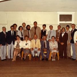 Group Photo, Noosa Shire Council 75th Anniversary Meeting, Tewantin, 15 May 1985