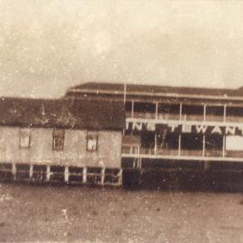 Flooding, Tewantin Hall and Martin's Hotel, Tewantin, 1932