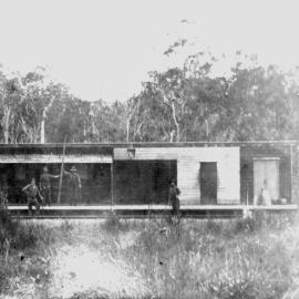 Railway siding, Pomona Railway Station, Pomona, ca 1905