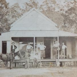 A.J. Bull butcher's, Reserve Street, Pomona, pre 1912