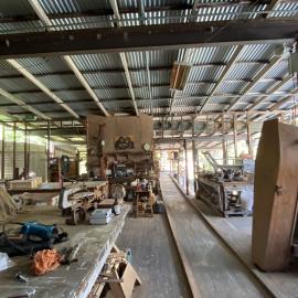 Interior, Alfredson's Joinery, 28 King Street, Cooran, 1 May 2024