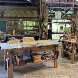 Interior, Alfredson's Joinery, 28 King Street, Cooran, 1 May 2024