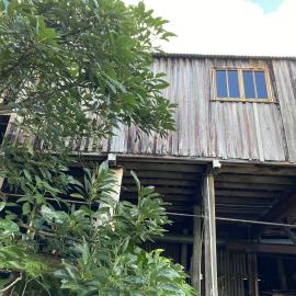 Exterior, Alfredson's Joinery, 28 King Street, Cooran, 1 May 2024