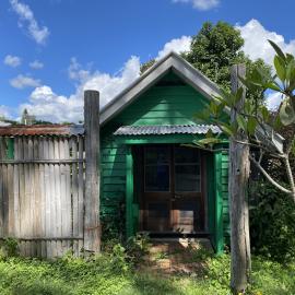 Exterior, Alfredson's Joinery, 28 King Street, Cooran, 1 May 2024