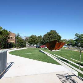 'Bunya' sculpture, Cooroy Library, 9 Maple Street, Cooroy, 27 May 2010