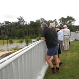 Admiring the finished product, prior to opening, Cooroy Library, 9 Maple Street, Cooroy, 20 May 2010