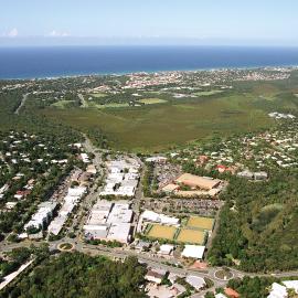 Aerial view, Noosa Junction, Noosa Heads, 9 June 2015