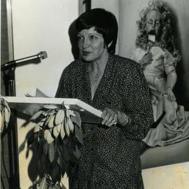 Official Opening by Donna Greaves of Noosa Regional Gallery, Tewantin, 1981