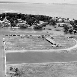 Aerial view Noosa Sound development looking towards Laguna Bay, December 1973 