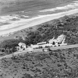 Aerial view Castaways Resort, Castaways Beach, 3 August 1972 