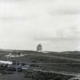 Bomb detonation, Sunshine Beach, November 1972 