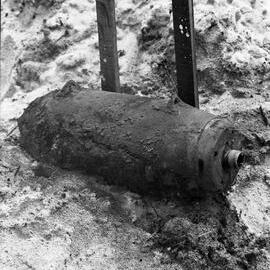 Unexploded ordnance, Sunshine Beach, November 1972 