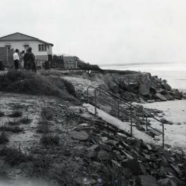 Erosion caused by Cyclone Dinah, Noosa Main Beach, Noosa Heads, 28 - 30 January 1967 