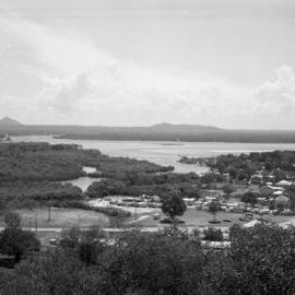Aerial view, Noosa Heads looking south-west, 1967 