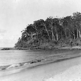 Noosa Headland looking east from the main beach, Noosa Heads, 1920 