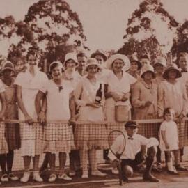 Tennis Club members, Cooroy State School, Cooroy, 1933 