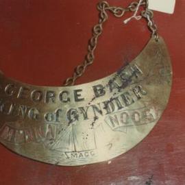 Breastplate awarded to George Bash, King of Gyndier, Noosa 