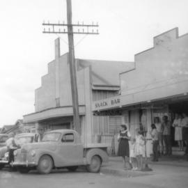 Mayfair Theatre and adjacent store, Poinciana Avenue, Tewantin, 1955 